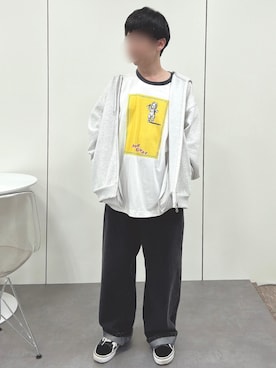 「VANS（バンズ）のVANS/ヴァンズ OLD SKOOL スニーカー（スニーカー）」を使った、sasaさん（メンズ・162cm）の秋コーディネート