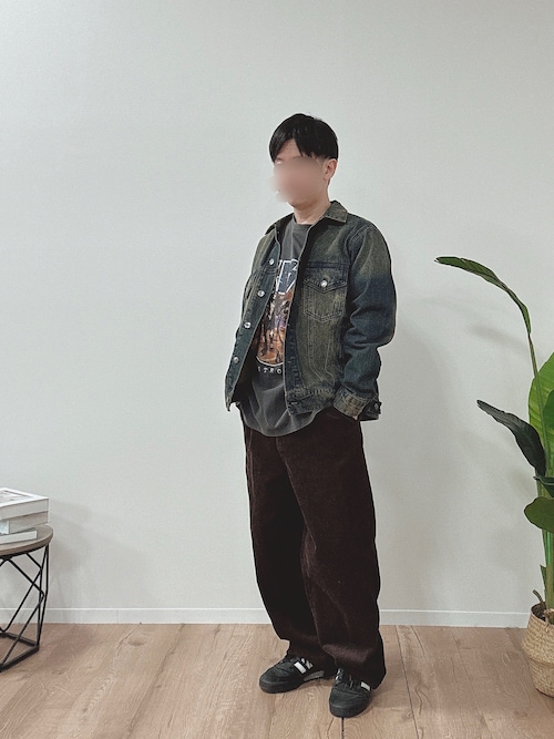 セール】ヴィンテージライク オーバーサイズデニムジャケット（デニム