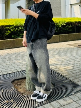 「KANGOL（カンゴール）のアイテム」を使った、sasaさん（メンズ・162cm）の夏コーディネート