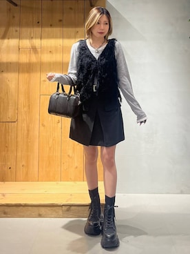 だーゆいさん（レディース・152cm）の冬コーディネート