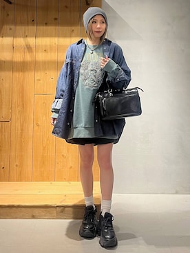 だーゆいさん（レディース・152cm）の冬コーディネート