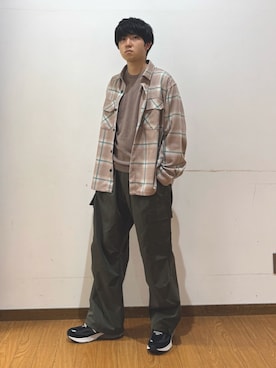 「アイテム（その他アウター）」を使った、yukiさん（メンズ・167cm）の秋コーディネート