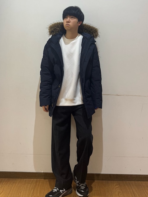 セール】770FP 撥水ベルテッドダウンコート（ダウンジャケット/コート