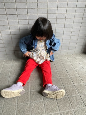 nanaさん（キッズ・90cm）の秋コーディネート