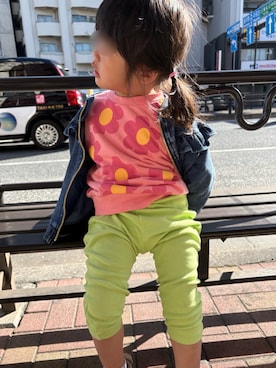 「アイテム（パンツ）」を使った、nanaさん（キッズ・90cm）の冬コーディネート