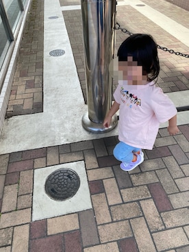 「アイテム（トップス）」を使った、nanaさん（キッズ・90cm）の秋コーディネート