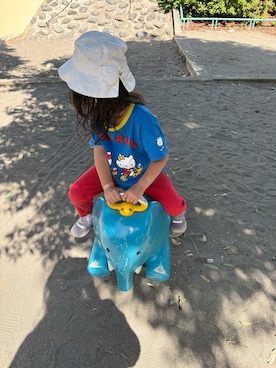 「MARKEY'S（マーキーズ）のアイテム」を使った、nanaさん（キッズ・100cm）の春コーディネート