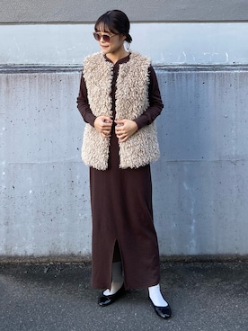 yumeさん(レディース・163cm)の冬コーディネート