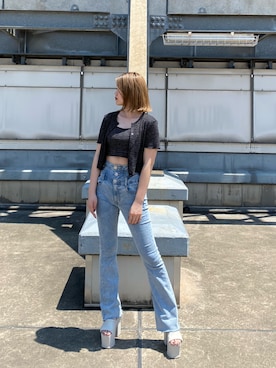 「アイテム（アンサンブル、その他）」を使った、白桃はるなさん（レディース・162cm）の春コーディネート