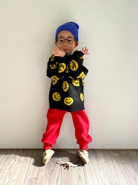 𝚁𝙴𝙸☺︎さん（キッズ・100cm）の秋コーディネート