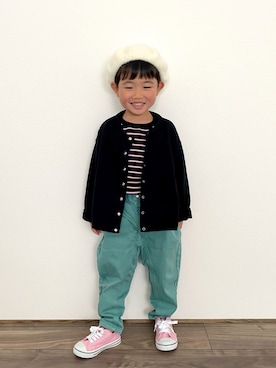 ☺︎𝚗𝚒𝚌𝚘𝚗𝚒𝚌𝚘☻さんの（Kids Foret | キッズフォーレ）を使ったコーディネート