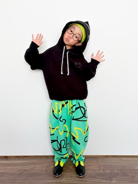 「CIAOPANIC TYPY（チャオパニックティピー）のアイテム」を使った、𝚁𝙴𝙸☺︎さん（キッズ・120cm）の秋コーディネート