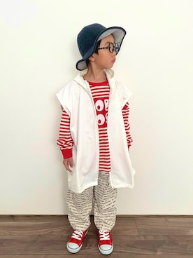 𝚁𝙴𝙸☺︎さん（キッズ・110cm）の秋コーディネート