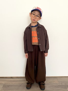 𝚁𝙴𝙸☺︎さん（キッズ・110cm）の秋コーディネート