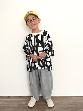 「アイテム（トップス）」を使った、𝚁𝙴𝙸☺︎さん（キッズ・110cm）の夏コーディネート