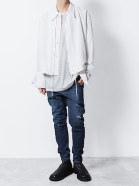 「インディゴデニム」｜ogasawaraさん（メンズ・174cm）の秋コーディネート