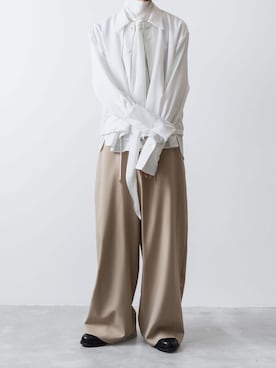 「ato（アトウ）のアイテム」を使った、ogasawaraさん（メンズ・174cm）の夏コーディネート