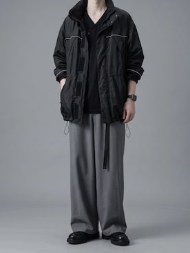 「Vネック」｜ogasawaraさん（メンズ・174cm）の春コーディネート