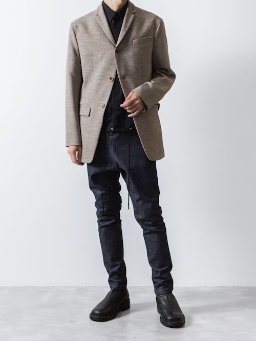 ato アトウ サルエルパンツ クラシックウール グレー 46 ATO パンツ CLASSIC WOOL SARROUEL PANTS メンズ : ZOZOTOWN