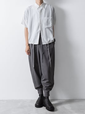 「半袖」｜ogasawaraさん（メンズ・174cm）の夏コーディネート