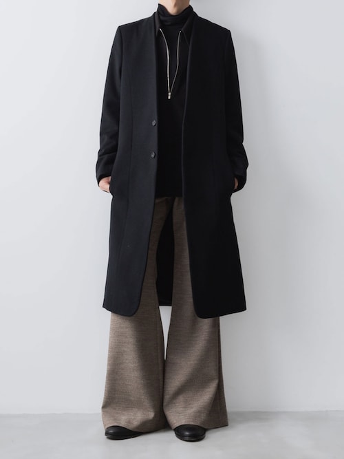 SLUB TWEED FLAIR PANTS（スラックス）｜ato（アトウ）のファッション
