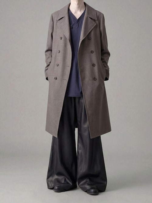 ATO（アトウ） pコート ピーコート DOUBLE BREASTED COAT メンズ