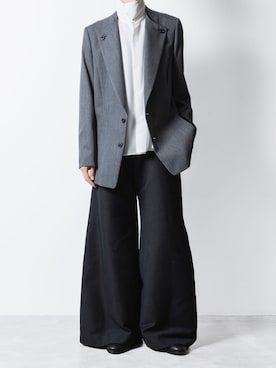 「アイテム（テーラードジャケット）」を使った、ogasawaraさん（メンズ・174cm）の冬コーディネート