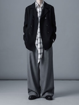 「ato（アトウ）のアイテム（トップス）」を使った、ogasawaraさん（メンズ・174cm）の春コーディネート