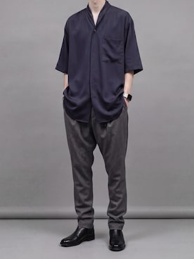 「サルエルパンツ」｜ogasawaraさん（メンズ・174cm）の春コーディネート