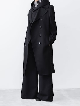 「アイテム（ピーコート）」を使った、ogasawaraさん（メンズ・174cm）の秋コーディネート