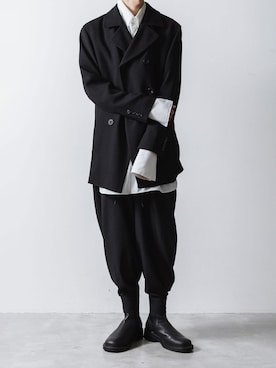 「ato（アトウ）のアイテム（その他パンツ）」を使った、ogasawaraさん（メンズ・174cm）の夏コーディネート