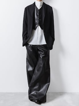 「白シャツ」｜ogasawaraさん（メンズ・174cm）の冬コーディネート