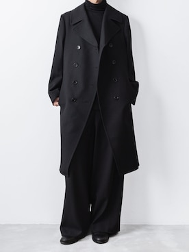 「アイテム（ピーコート）」を使った、ogasawaraさん（メンズ・174cm）の秋コーディネート