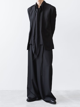「アイテム（ノーカラージャケット）」を使った、ogasawaraさん（メンズ・174cm）の夏コーディネート