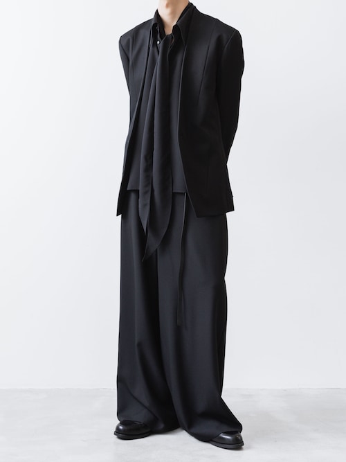 CLASSIC WOOL NO-COLLAR JACKET（ノーカラージャケット）｜ato