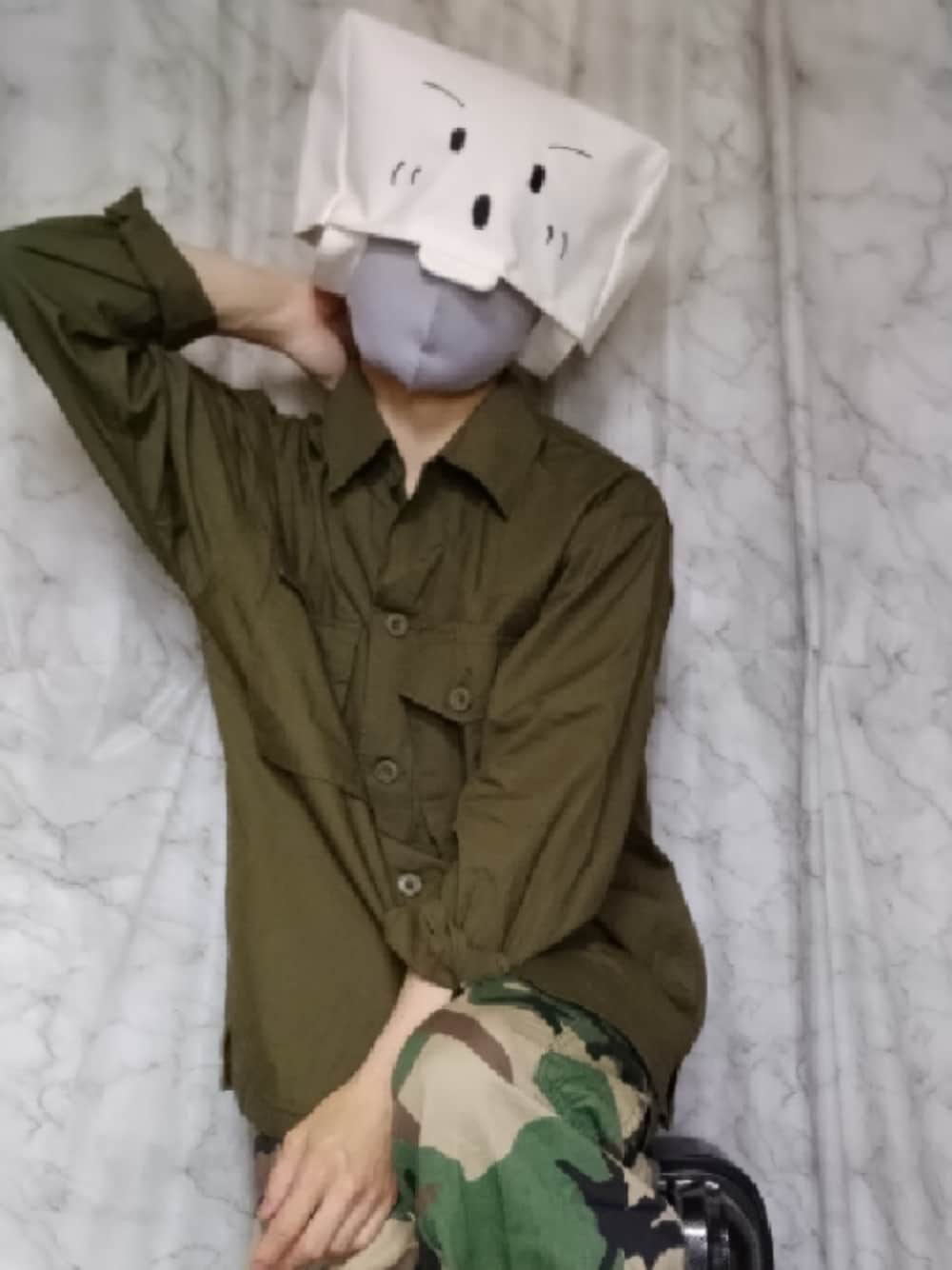 「推し活、推しコーデ、推し事、レディース男子、レディ男、ジェンダーレス、ジェンダーレス男子、ジェンダーレスコーデ、ジェンダーレス部」｜「FREAK'S STOREのWEB限定 6ポケット ワイドシルエット カーゴパンツ（カーゴパンツ、その他）」を使った、恋兎葉さん（骨格ウェーブ・メンズ・159cm）の夏コーディネートの1枚目の写真