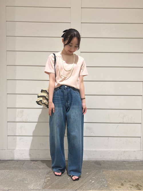 セール】ドロストセミワイドデニムパンツ（デニムパンツ