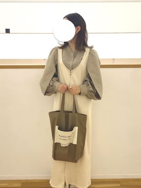 「美術館」｜「アイテム（トップス）」を使った、wanakoさん（レディース・150cm）の冬コーディネート