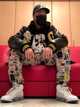 「GALFY（ガルフィー）のアイテム（ジャケット/アウター）」を使った、jokerさん（メンズ・170cm）の冬コーディネート