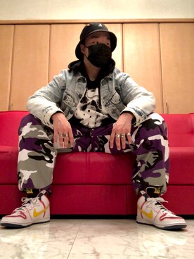 「VANS（バンズ）のアイテム（パーカー）」を使った、jokerさん（メンズ・170cm）の冬コーディネート