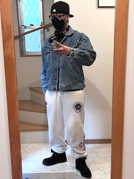 「アイテム（アンダーウェア）」を使った、jokerさん（メンズ・170cm）の秋コーディネート