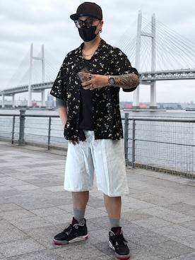 「HIPSHOP（ヒップショップ）のアイテム」を使った、jokerさん（メンズ・170cm）の夏コーディネート