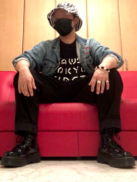 「INTER FACTORY（インターファクトリー）のアイテム（帽子）」を使った、jokerさん（メンズ・170cm）の秋コーディネート