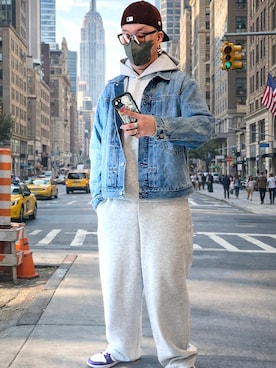 「アイテム（アンダーウェア）」を使った、jokerさん（メンズ・170cm）の冬コーディネート