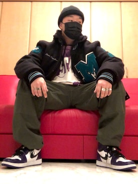 「VANS（バンズ）のアイテム（パーカー）」を使った、jokerさん（メンズ・170cm）の冬コーディネート