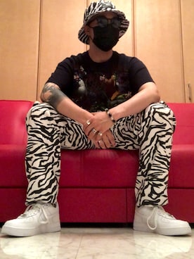 「AZUL by moussy（アズールバイマウジー）のアイテム」を使った、jokerさん（メンズ・170cm）の夏コーディネート