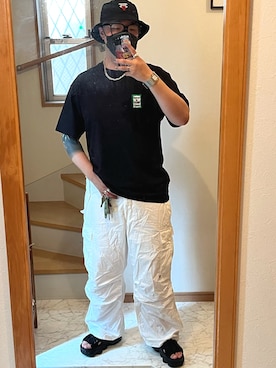 「c.u.l（シーユーエル）のアイテム」を使った、jokerさん（メンズ・170cm）の夏コーディネート