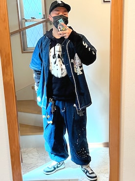 「VANS（バンズ）のアイテム（パーカー）」を使った、jokerさん（メンズ・170cm）の春コーディネート