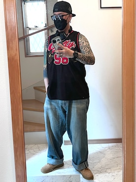 「ゲームシャツ」｜jokerさん（メンズ・170cm）の夏コーディネート