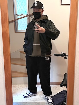 「アイテム（ボクサーパンツ）」を使った、jokerさん（メンズ・170cm）の冬コーディネート